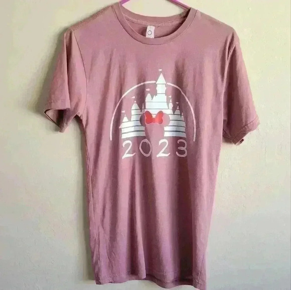 Minnie’s Castle Shirt 2023  in Heather mauve size small - Picture 1 of 8